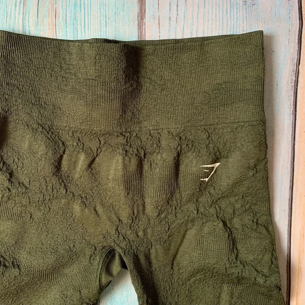 Seamless Green gymshark Leggings - Picture 5 of 6